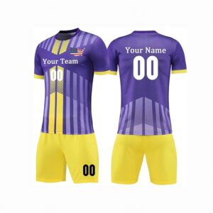 Children’s Soccer Jersey Set – Kids Football Uniform with Socks
