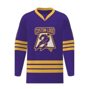 Custom Hockey Jersey – Personalized Blank Ice Hockey Shirt for Men, Women & Youth