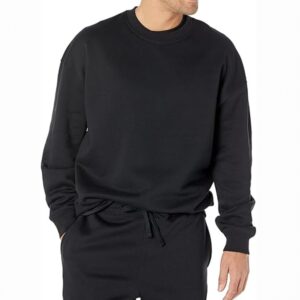 Men’s Oversized Crewneck Sweatshirt – Casual Fit, Recycled Fleece | Available in Big & Tall Sizes