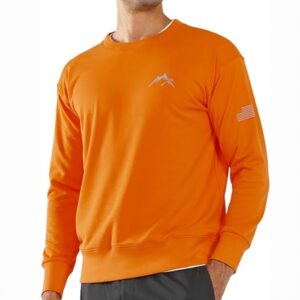 Men’s Crewneck Sweatshirt – Long Sleeve Cotton Blend Pullover with Moisture Wicking | Casual, Comfortable & Stylish