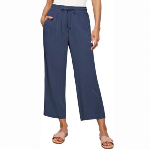 Wide Leg Linen Pants for Women