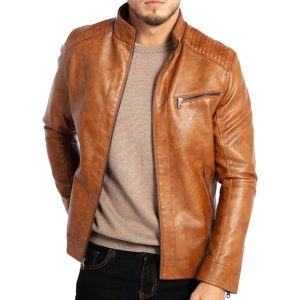 Lambskin Leather Jacket Men