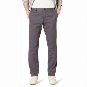 Men’s Classic-Fit Wrinkle-Resistant Flat-Front Chino Pants