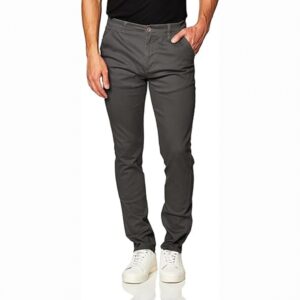 Wrinkle-Resistant Pleated Chino Pants